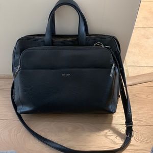 Navy Blue Matt & Nat Laptop Bag